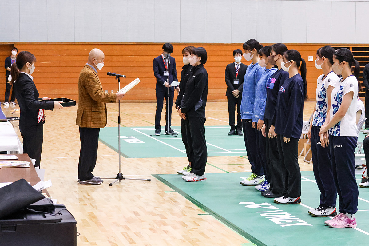 第73回全日本学生(甲府大会) 個人戦 表彰式