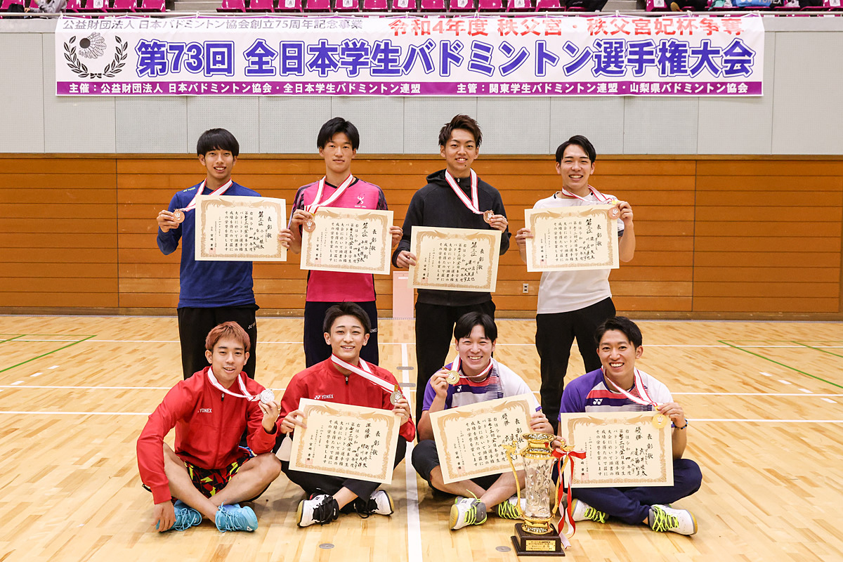 第73回全日本学生(甲府大会) 個人戦 入賞選手