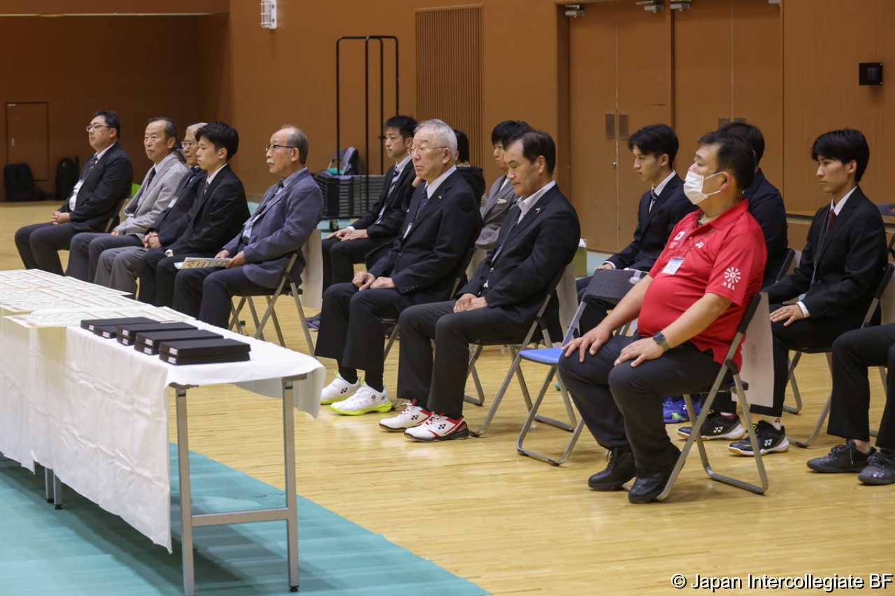 第75回全日本学生バドミントン選手権大会 (京都) 閉会式