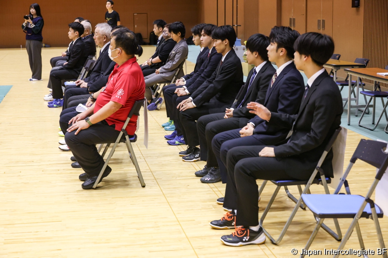 第75回全日本学生バドミントン選手権大会 (京都) 閉会式