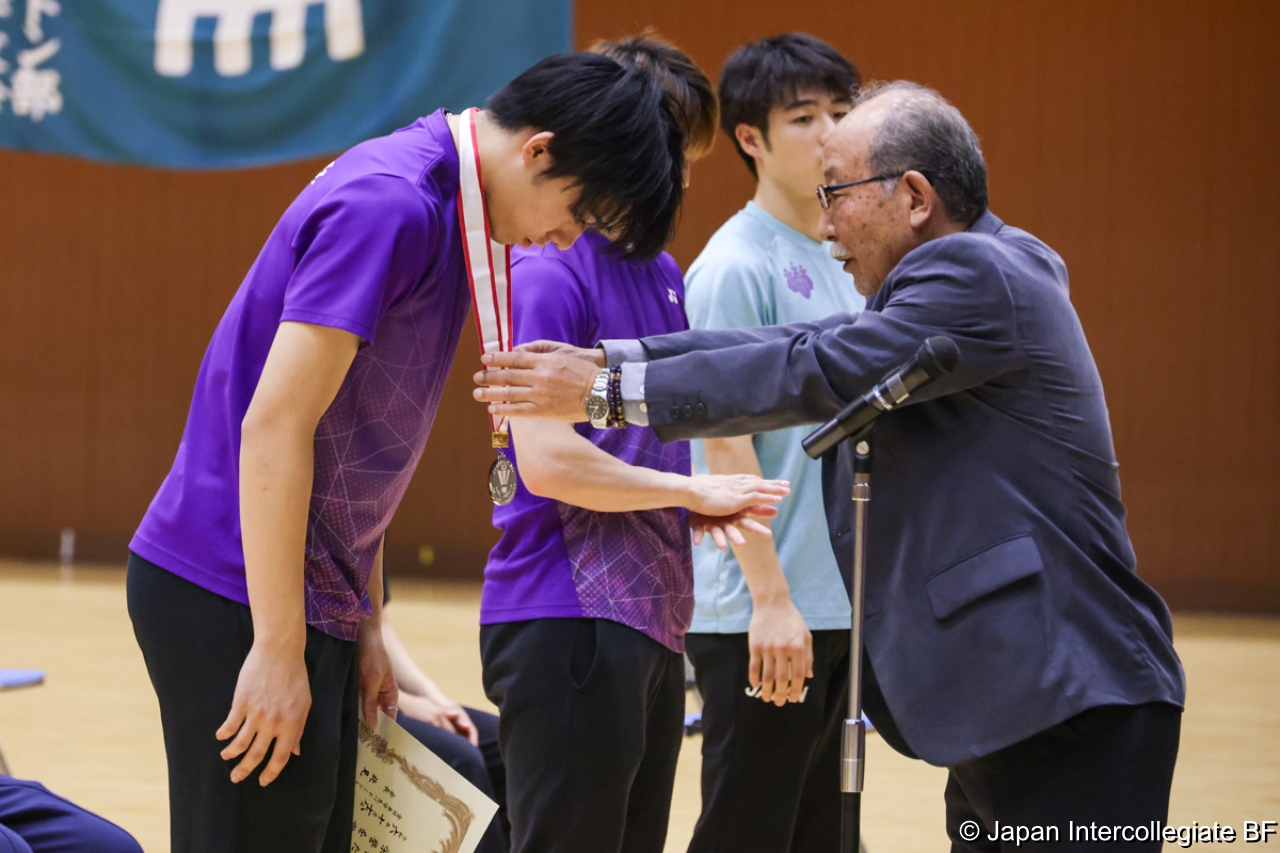 第75回全日本学生バドミントン選手権大会 (京都) 閉会式