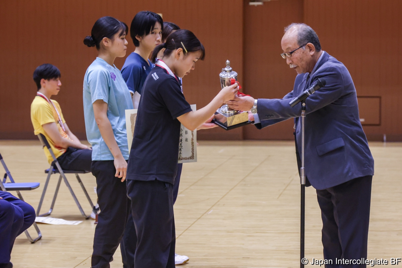 第75回全日本学生バドミントン選手権大会 (京都) 閉会式