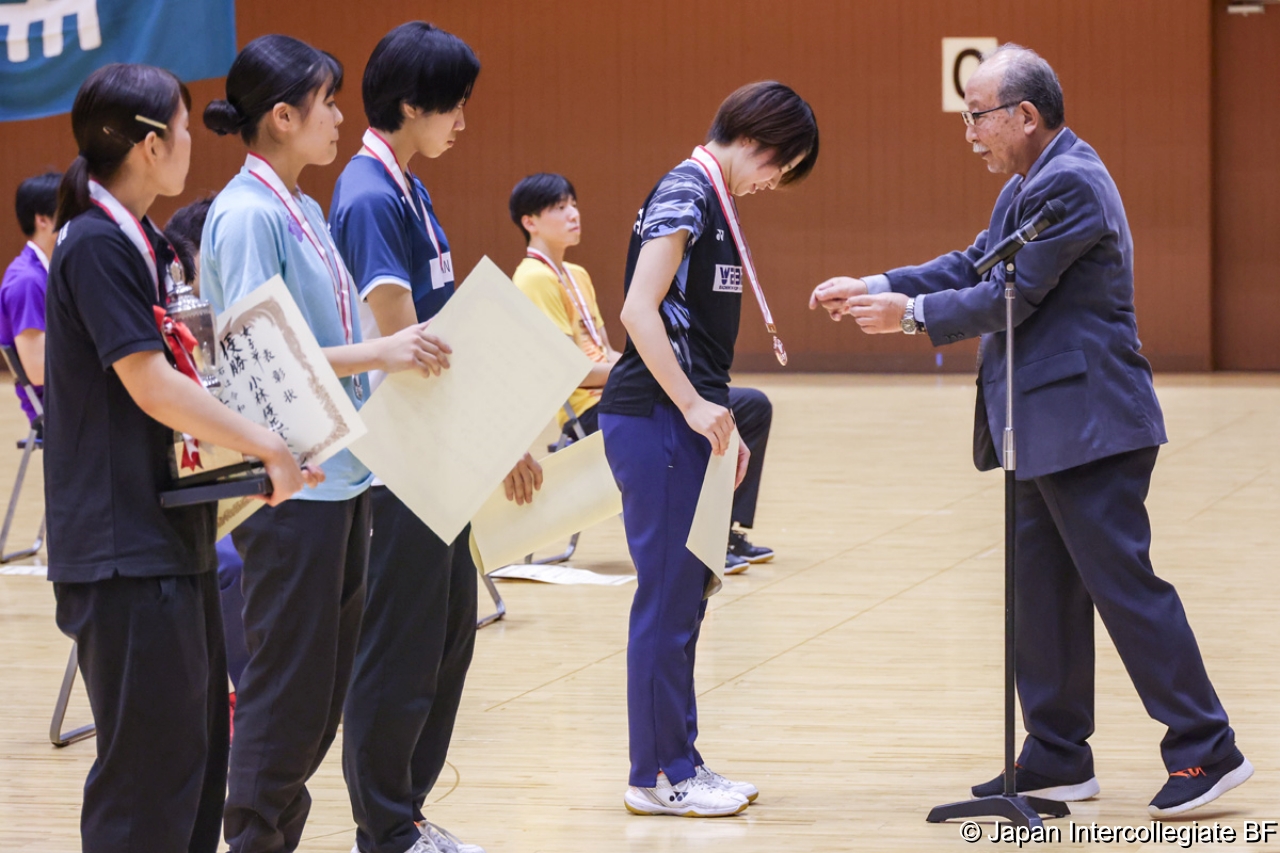 第75回全日本学生バドミントン選手権大会 (京都) 閉会式