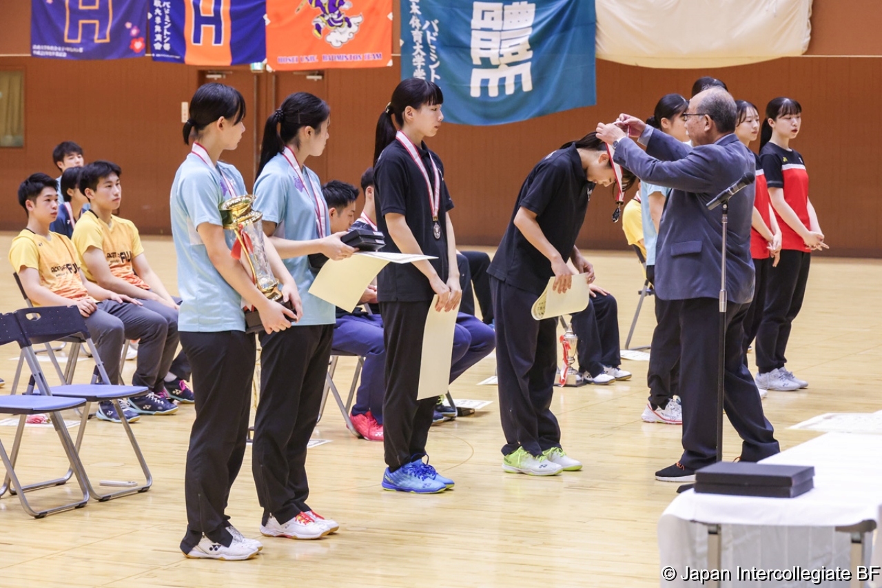 第75回全日本学生バドミントン選手権大会 (京都) 閉会式