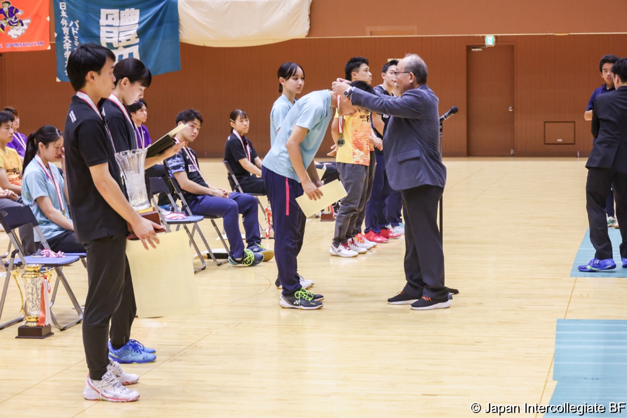 第75回全日本学生バドミントン選手権大会 (京都) 閉会式