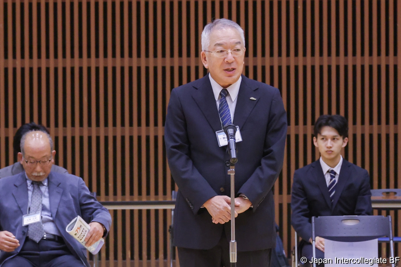 第75回全日本学生バドミントン選手権大会 (京都) 閉会式