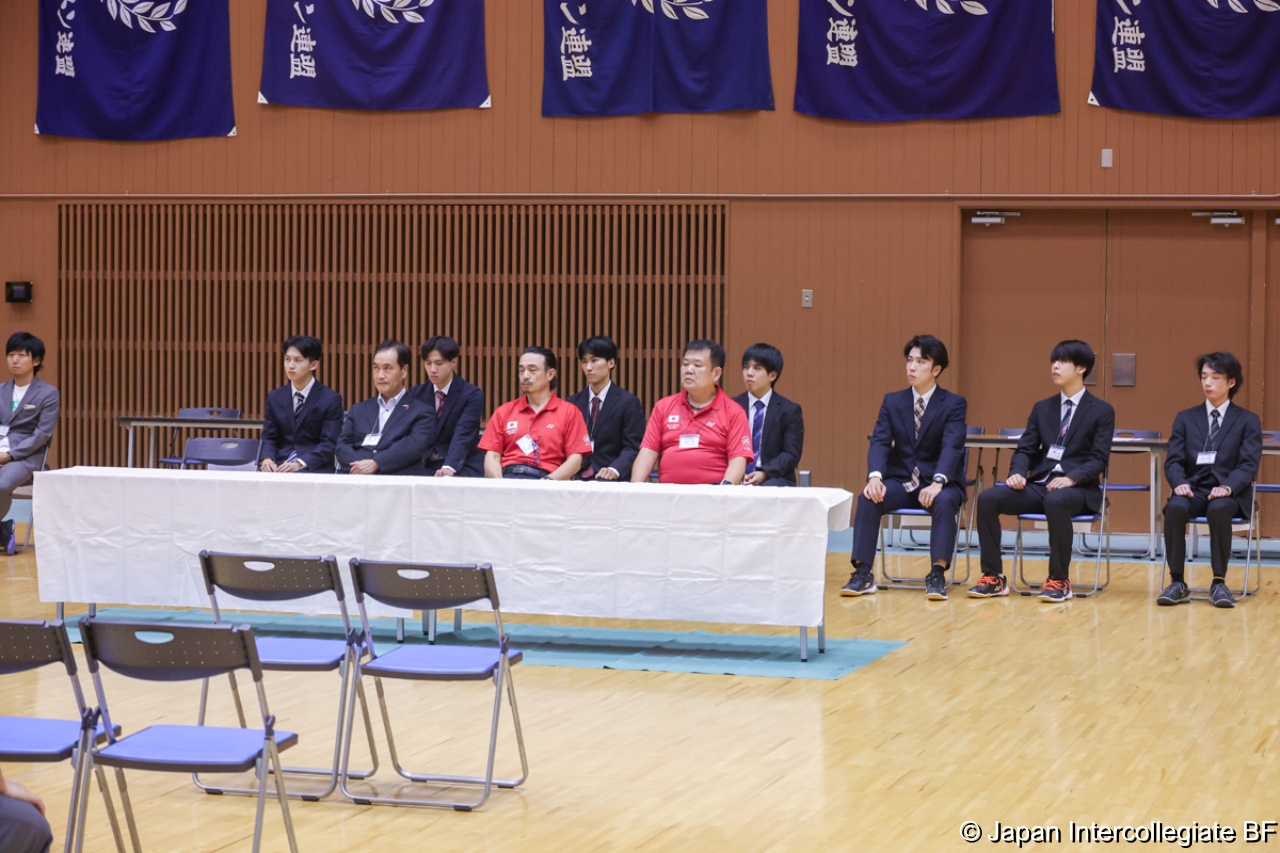 第75回全日本学生バドミントン選手権大会 (京都) 閉会式