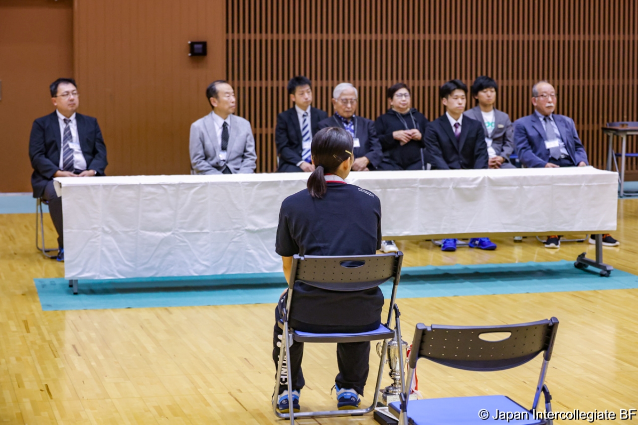 第75回全日本学生バドミントン選手権大会 (京都) 閉会式
