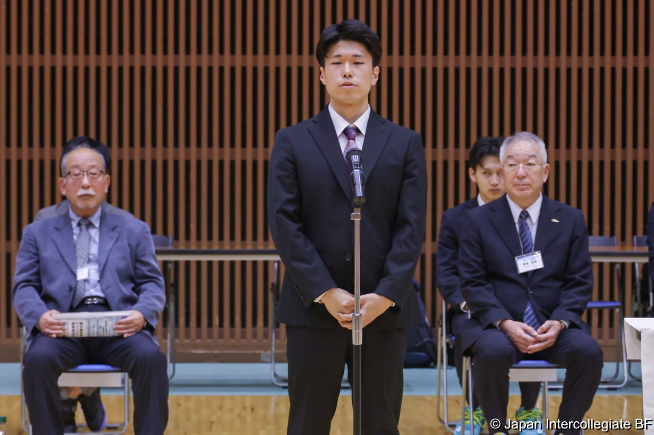 第75回全日本学生バドミントン選手権大会 (京都) 閉会式
