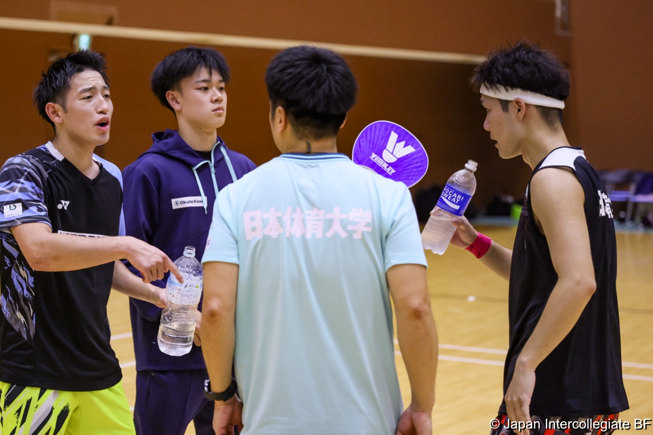 第75回全日本学生バドミントン選手権大会 (京都) 10月16日 プレー写真