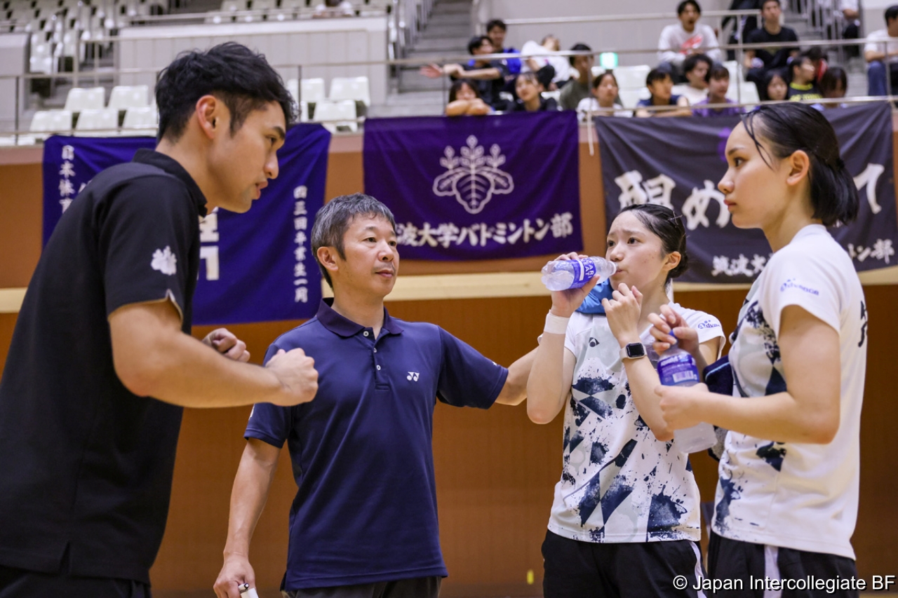 第75回全日本学生バドミントン選手権大会 (京都) 10月16日 プレー写真