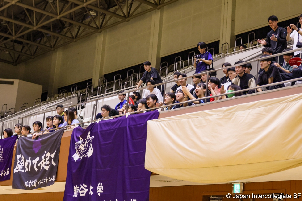 第75回全日本学生バドミントン選手権大会 (京都) 10月16日 プレー写真