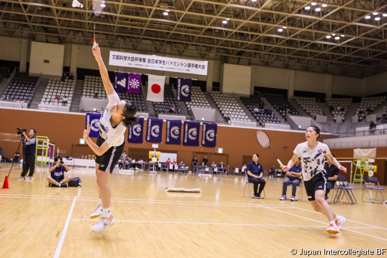 第75回全日本学生バドミントン選手権大会 (京都) 10月16日 プレー写真