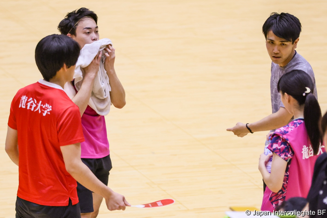 第75回全日本学生バドミントン選手権大会 (京都) 10月16日 プレー写真