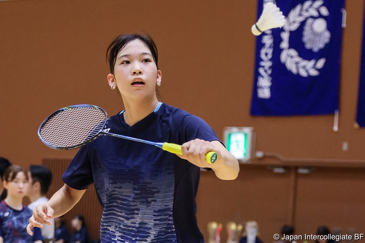 第75回全日本学生バドミントン選手権大会 (京都) 10月15日 プレー写真