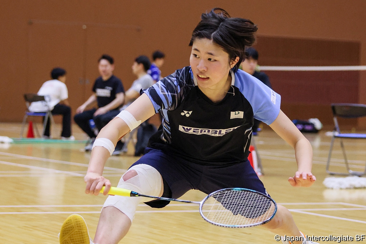 第75回全日本学生バドミントン選手権大会 (京都) 10月15日 プレー写真