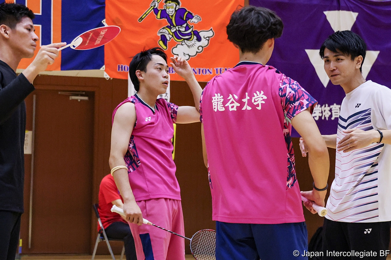 第75回全日本学生バドミントン選手権大会 (京都) 10月15日 プレー写真