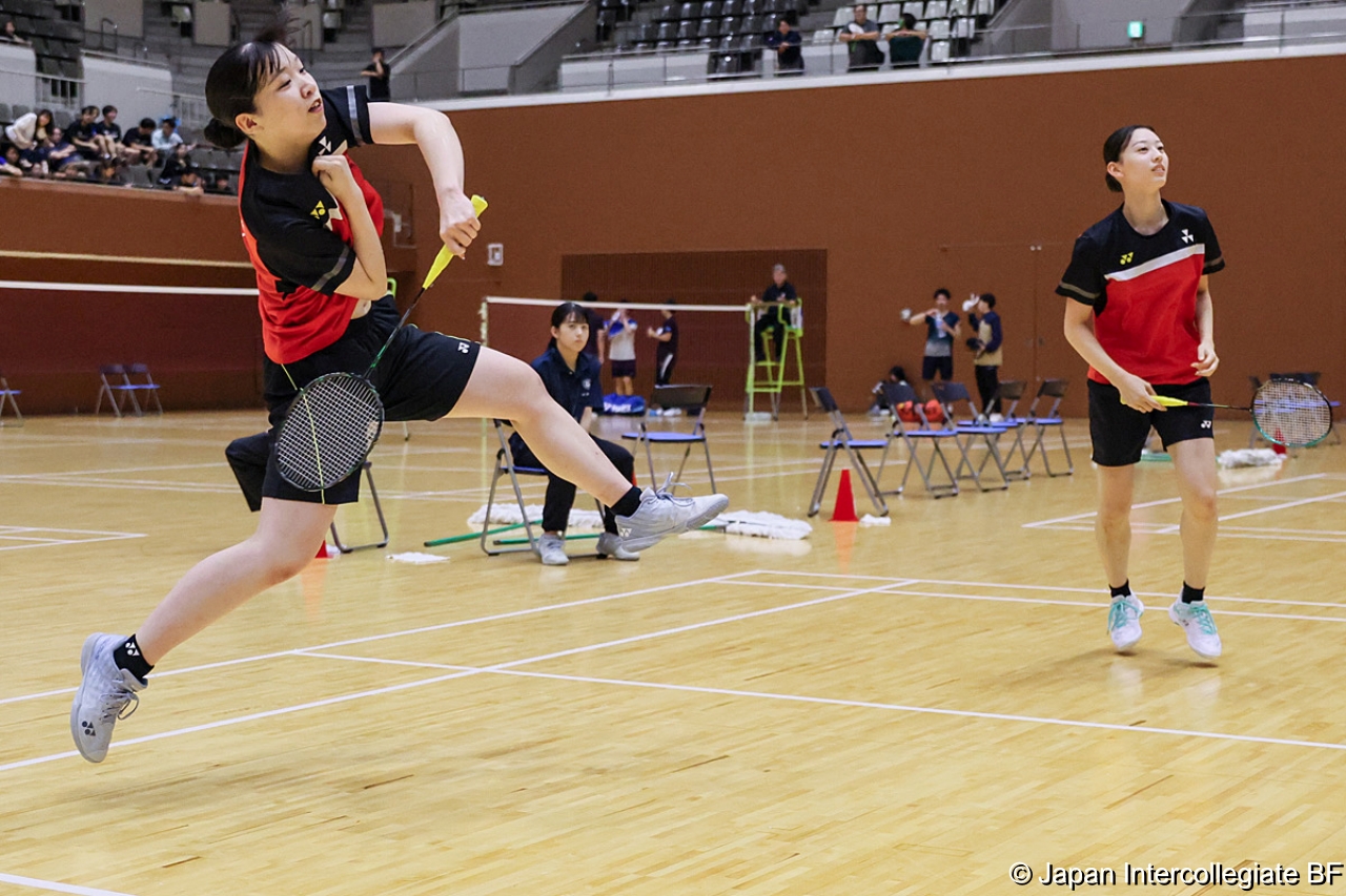 第75回全日本学生バドミントン選手権大会 (京都) 10月15日 プレー写真