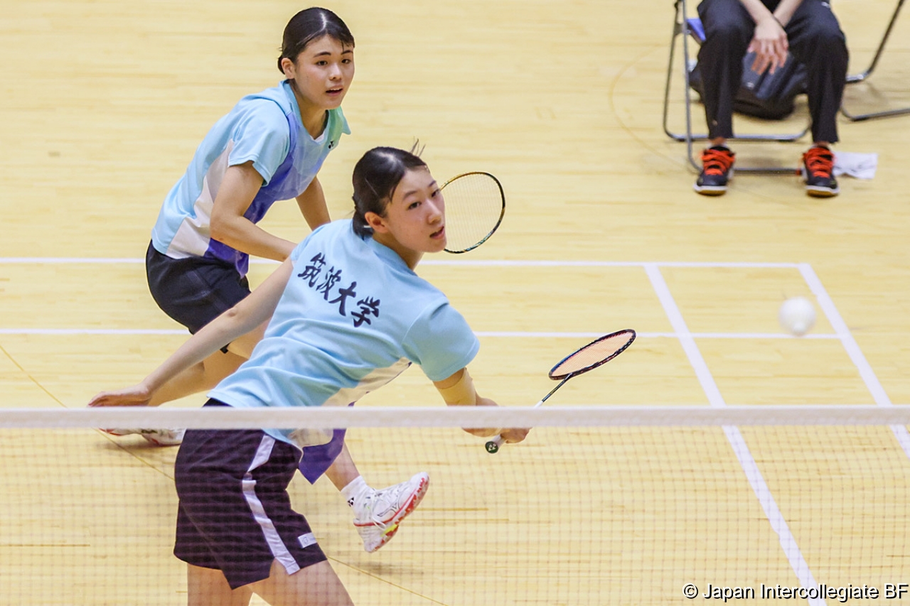 第75回全日本学生バドミントン選手権大会 (京都) 10月15日 プレー写真