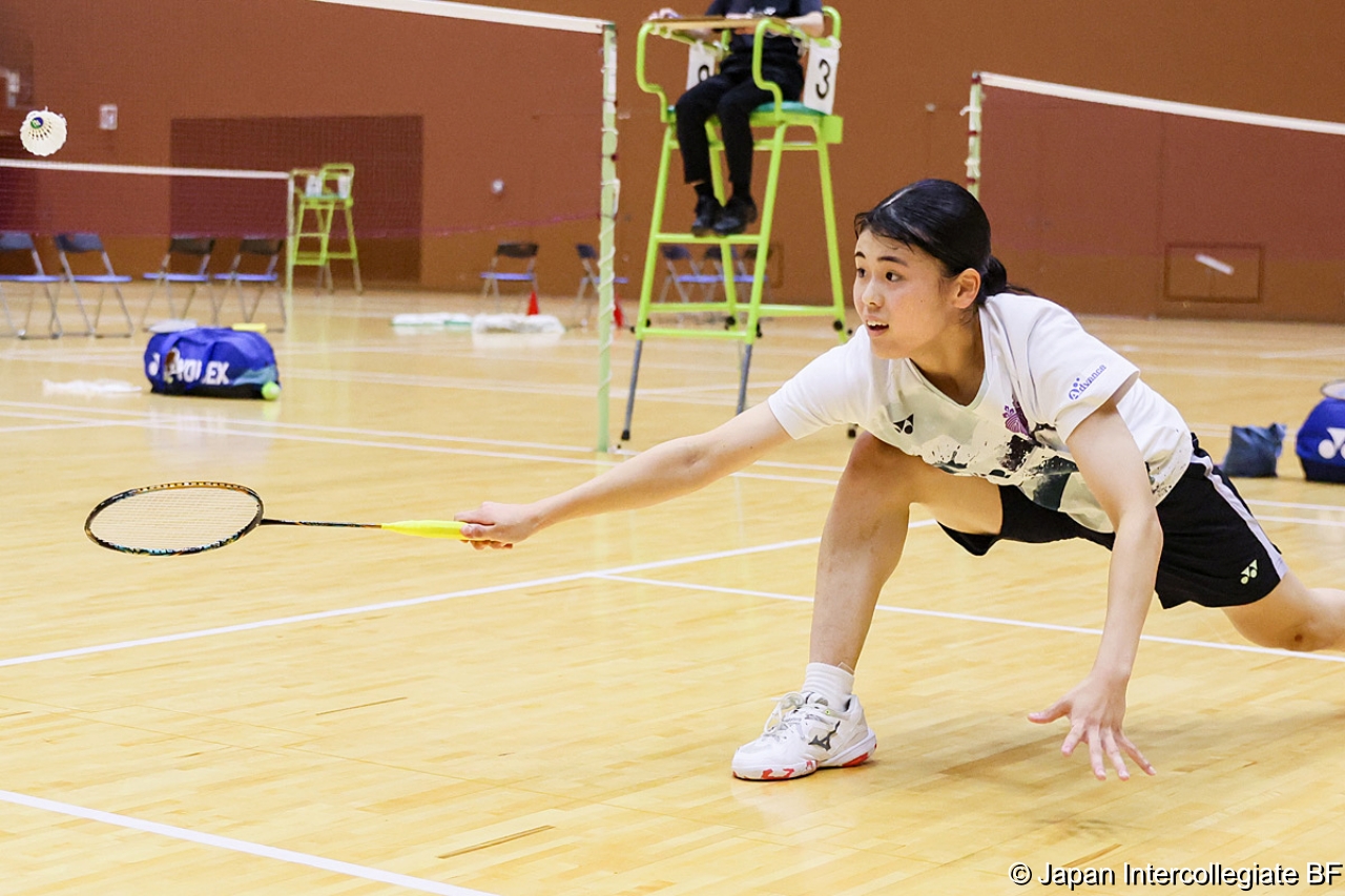 第75回全日本学生バドミントン選手権大会 (京都) 10月15日 プレー写真