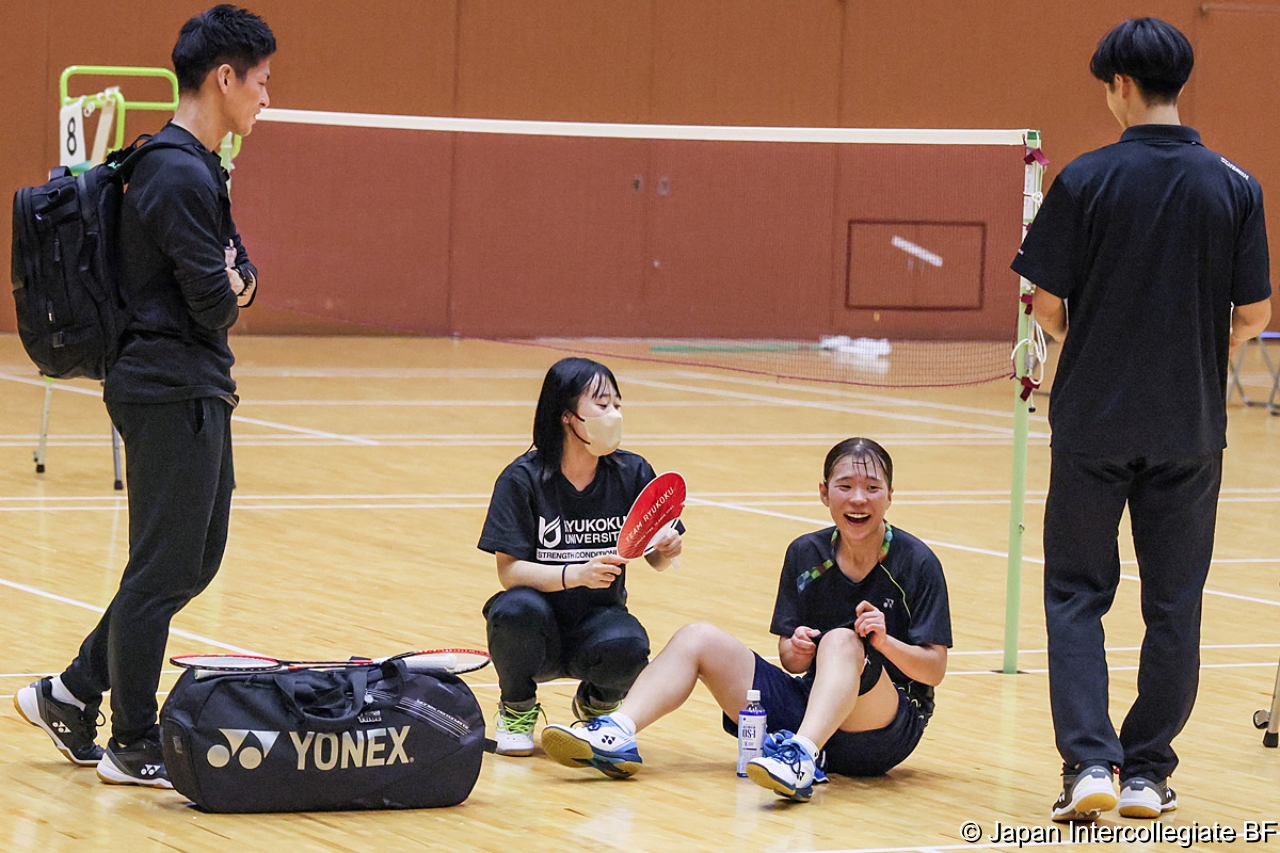 第75回全日本学生バドミントン選手権大会 (京都) 10月15日 プレー写真